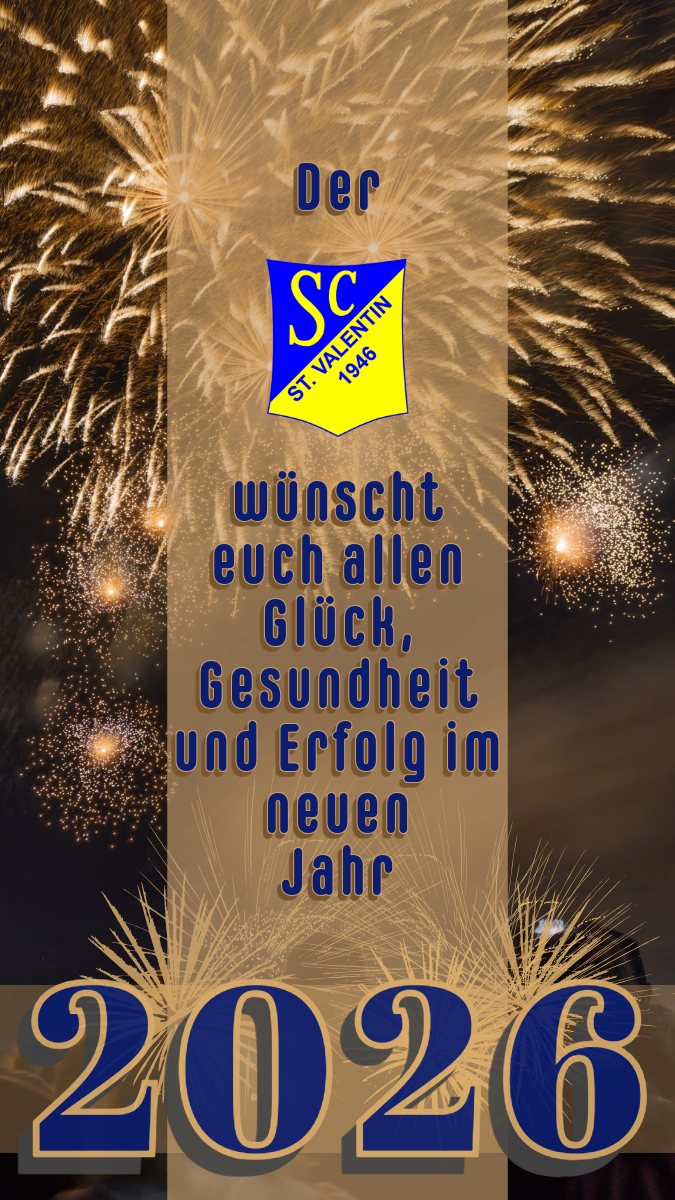SC St. Valentin wünscht win gutes neues Jahr 2026